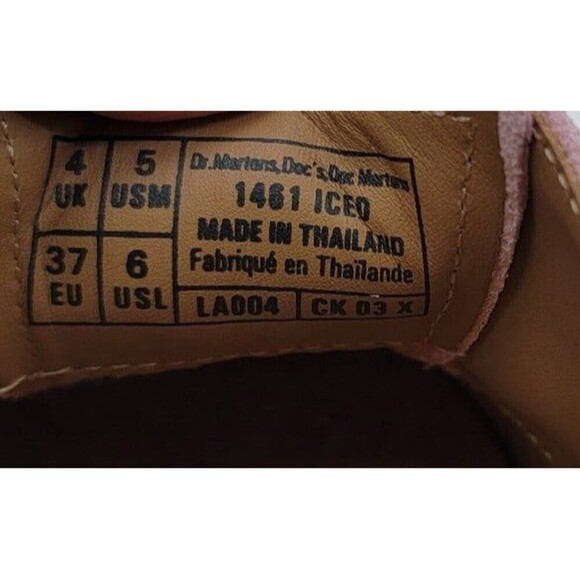 Dr Martens Iced Chald Oxford Suede Clear Bottoms - Picture 9 of 10